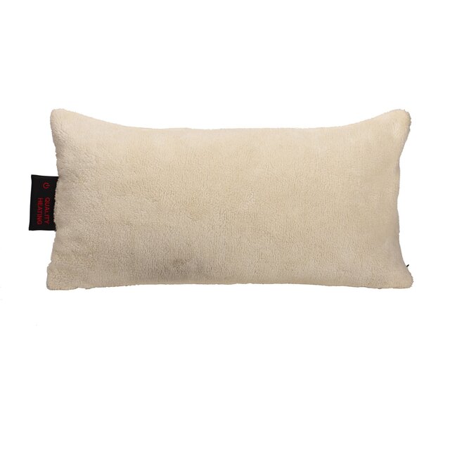 Coussin chauffant Warmy teddy off white 30 x 60 cm