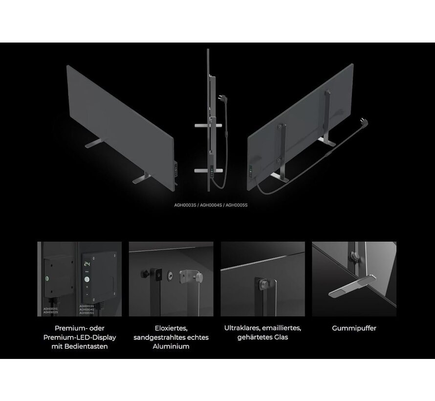 AENO GH2S panneau chauffant infrarouge intelligent WIFI - 700 watts