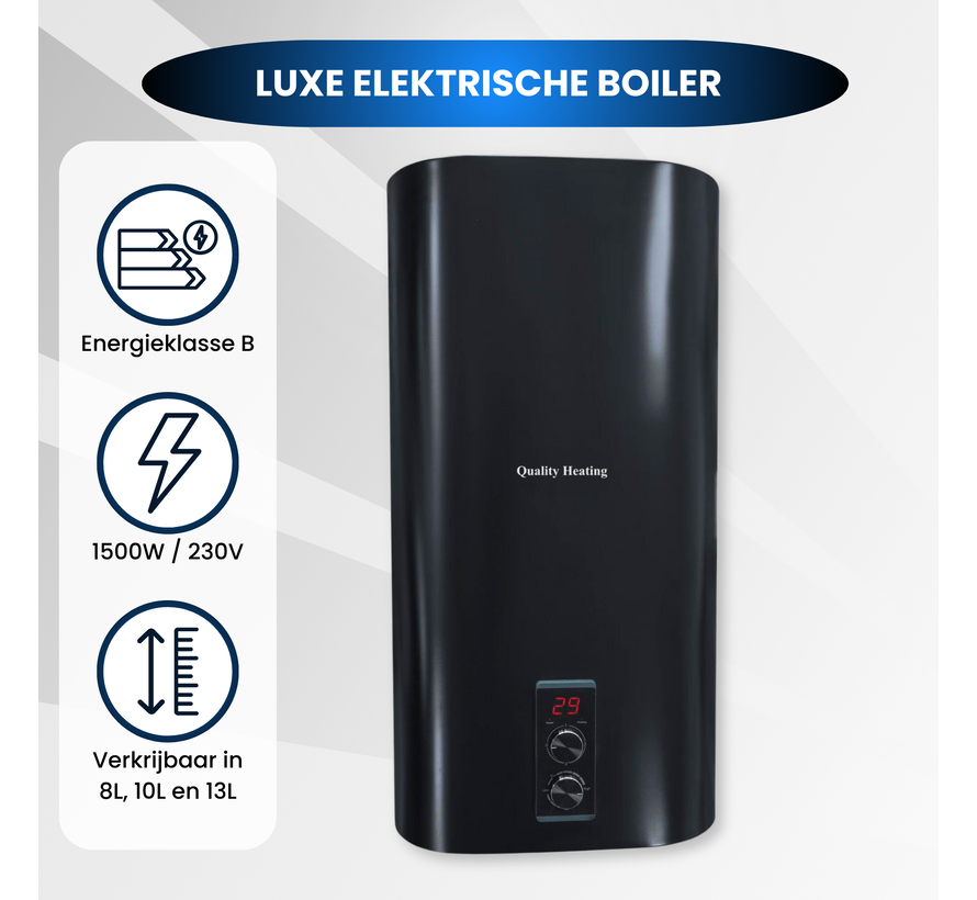 50 Liter QH dual elektrische boiler met digitale bediening