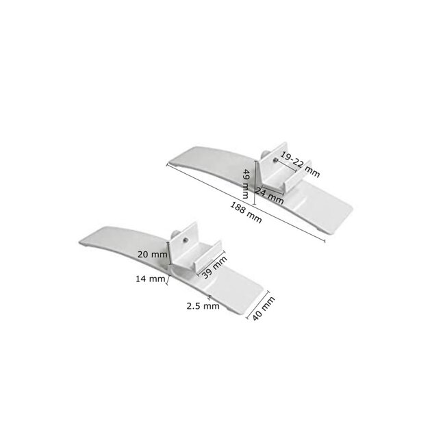 Repose-pieds pour panneaux infrarouges universel