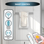 Panneau infrarouge design en verre 700Watt avec thermostat Wifi intégré et sèche-serviettes