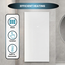 Panneau infrarouge design en verre 700Watt avec thermostat Wifi intégré et sèche-serviettes