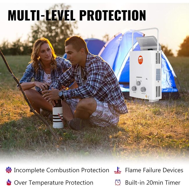 Geyser propane - Geyser GPL 6 litres/minute Chaudière