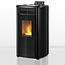Poêle à granulés - 9,9 kW - pour 80-100 m2 - 5 niveaux - minuterie - CR9 - double porte
