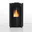 Poêle à granulés - 9,9 kW - pour 80-100 m2 - 5 niveaux - minuterie - CR9 - double porte
