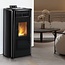 Poêle à granulés - 9,9 kW - pour 80-100 m2 - 5 niveaux - minuterie - CR9 - double porte
