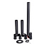 Quality Heating MN-01 Kit de tuyaux pour poêle à pellets - Ø 80 mm - acier au carbone - solution complète