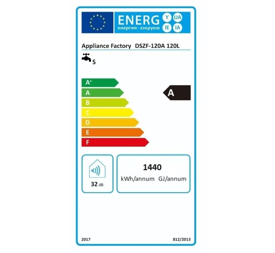 120 Liter QH dual elektrische boiler met digitale bediening