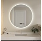 Miroir intelligent rond 80cm sans cadre avec éclairage LED, anti-buée et wifi