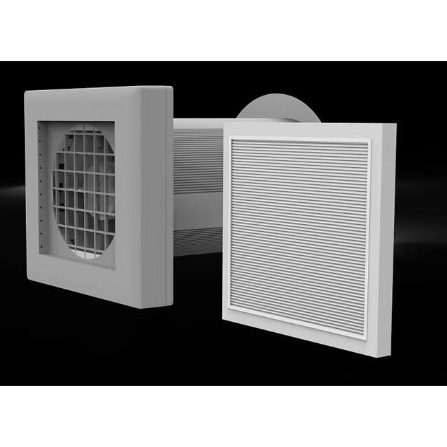 Decentrale WTW-unit Ø150 mm met afstandsbediening