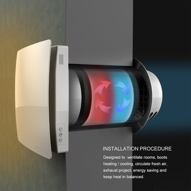 Unité WTW décentralisée Ø150 mm avec Wifi et télécommande