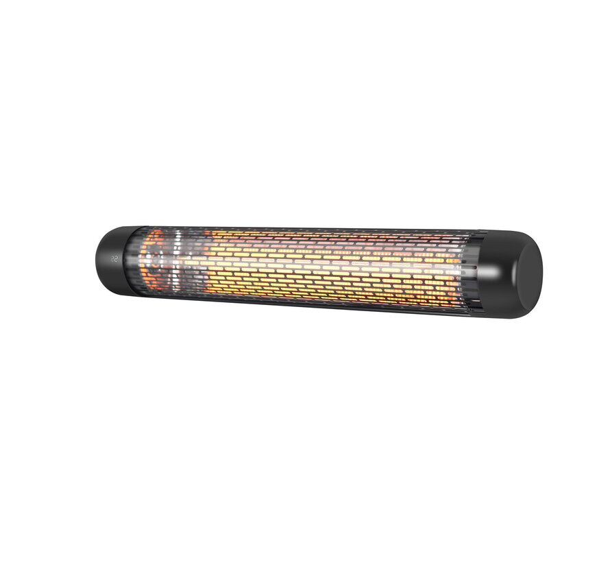 Infrarood terrasheater ruby low glare 2000Watt Wifi