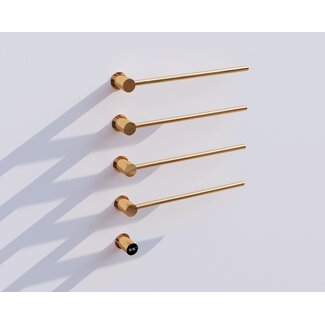 Quality Heating Elektrische handdoek radiator gold met thermostaat L-SR0004-T Quality Heating Elektrische handdoek radiator gold met thermostaat L-SR0004-T