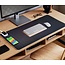 Verwarmde bureau onderlegger met draadloos oplaad functie en led 80 x 40