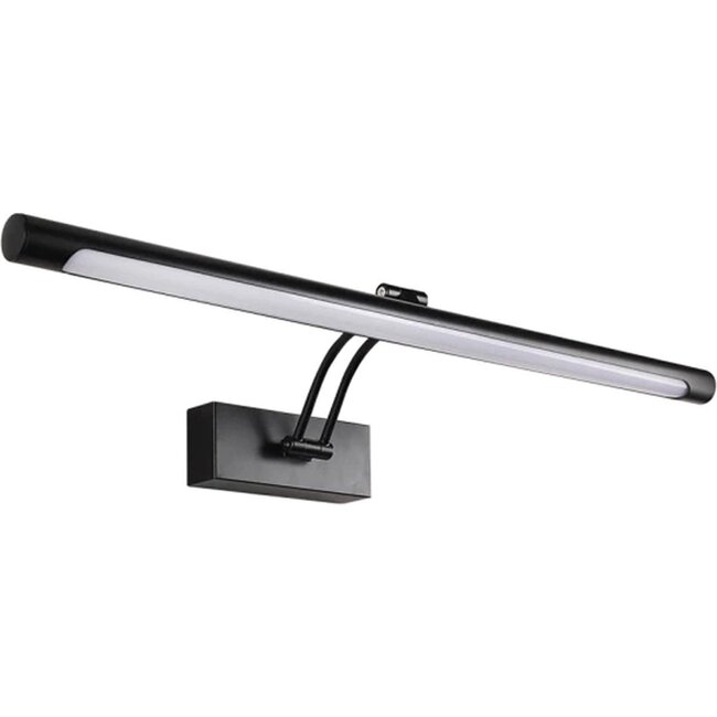Spiegellamp ledverlichting zwart instelbaar
