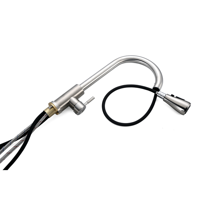 Nurion keukenkraan Silver met uitloop