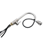 Robinet de cuisine Nurion argenté avec bec