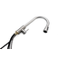 Robinet de cuisine Nurion argenté avec bec