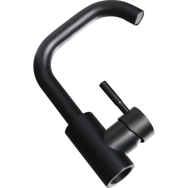 Robinet de lavabo avec bec pivotant à 180 degrés