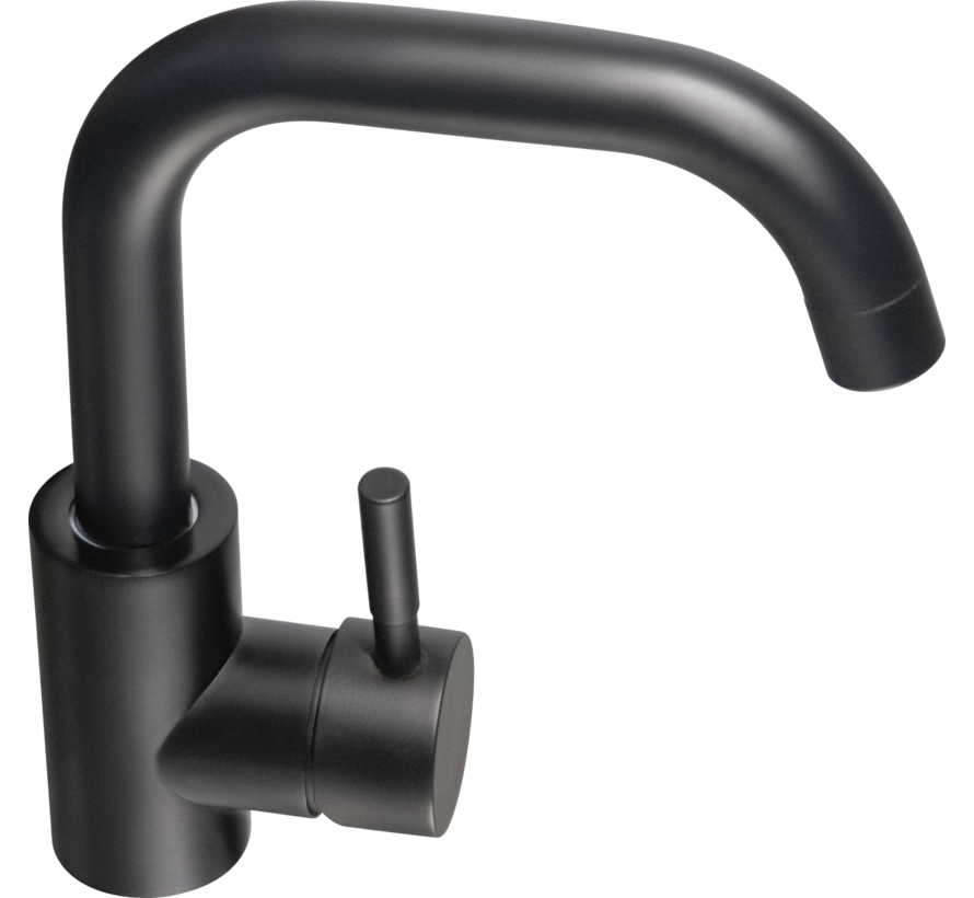 Robinet de lavabo avec bec pivotant à 180 degrés