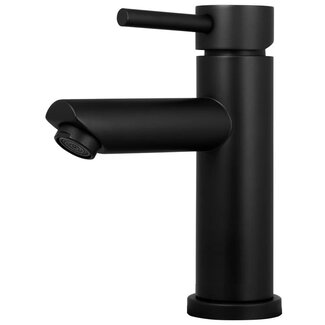 Nurion Robinet de lavabo noir mat