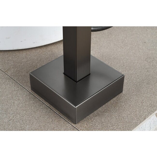 Mélangeur bain sur pied - avec douchette -chrome