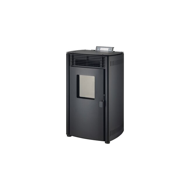 Poêle à granulés - 8.8KW - pour 60-80 m2 - 5 niveaux - minuterie - CR05 Black