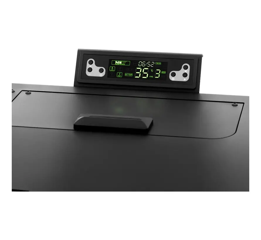 Pelletkachel - 8.8KW - voor 60-80 m2 - 5 niveaus - timer - CR05 Black
