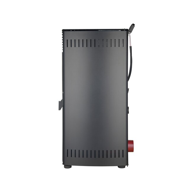 Poêle à granulés - 8.8KW - pour 60-80 m2 - 5 niveaux - minuterie - CR05 Black