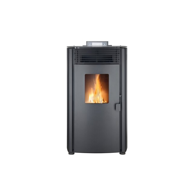 Poêle à granulés - 8.8KW - pour 60-80 m2 - 5 niveaux - minuterie - CR05 Black