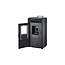 Poêle à granulés - 8.8KW - pour 60-80 m2 - 5 niveaux - minuterie - CR05 Black