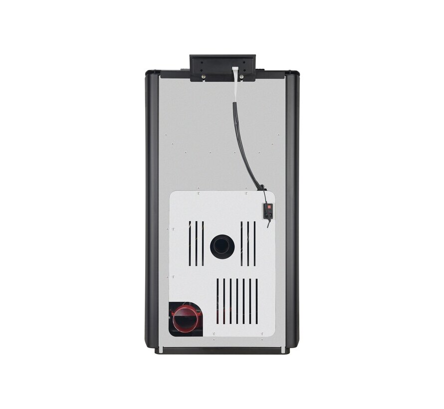 Pelletkachel - 8.8KW - voor 60-80 m2 - 5 niveaus - timer - CR05 Black