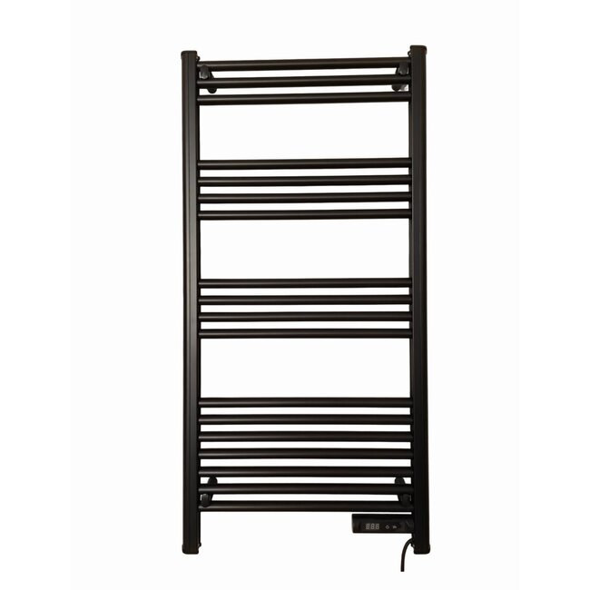 Slimme elektrische handdoekradiator met thermostaat black  425Watt