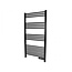 Radiateur sèche-serviettes électrique intelligent avec thermostat noir QH-09G