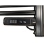Slimme elektrische handdoekradiator met thermostaat black  425Watt