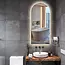 Bella Mirror Miroir avec LED demi-ovale 50 x 100 cm