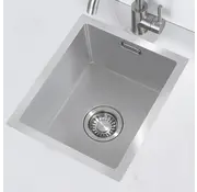 Nurion Nurion Spoelbak RVS 40 x 40 – Spoelbak Keuken - Spoelbakken Keuken – Wasbak Keuken - zonder Kraangat