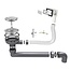 Nurion Evier inox 45 x 40 - Evier de cuisine - Eviers de cuisine - Evier de cuisine - sans trou de robinetterie