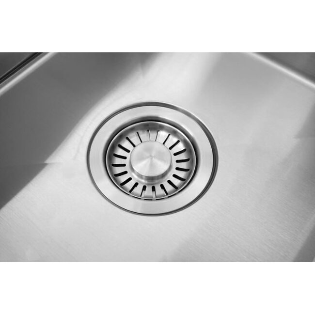 Nurion Evier inox 45 x 40 - Evier de cuisine - Eviers de cuisine - Evier de cuisine - sans trou de robinetterie