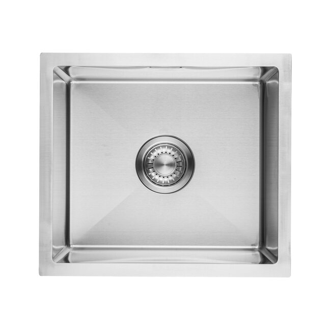 Évier Nurion inox 44,5 x 34,5 – Évier de cuisine - Éviers de cuisine – Bac de cuisine - sans trou pour robinet