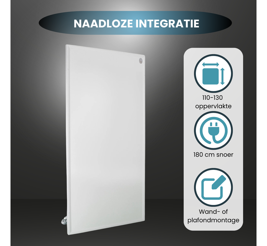 QH-HL Serie Wifi infraroodpaneel met led verlichting 63x 65,5  cm 400Watt
