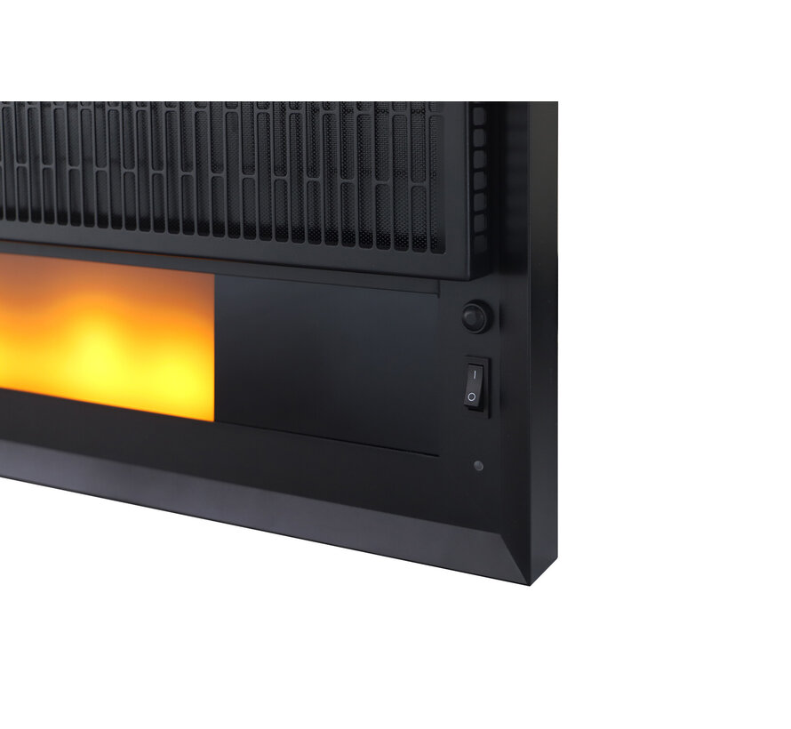 Cheminée à panneaux infrarouges LED 1700Watt Basic