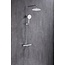 Opbouw regendouche 20 cm hoofddouche thermostatisch chrome