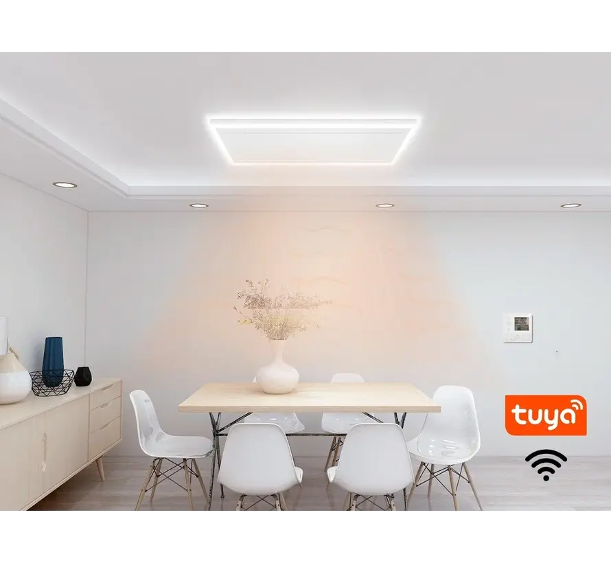 2ekans | QH-HL Serie Wifi infraroodpaneel met LED verlichting 63 x 108 cm - 700Watt