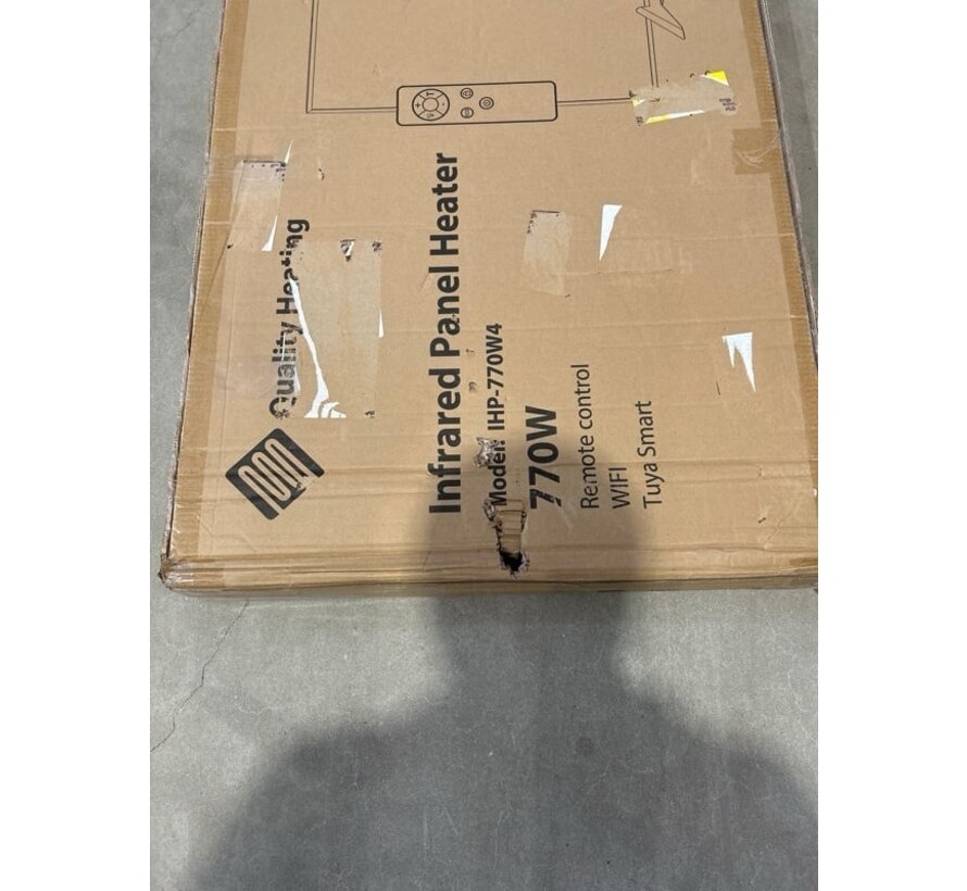 2ème chance | QH-SP Télécommande Wifi panneau infrarouge mobile 360, 450 et 720Watt - 720Watt 60 x 120 cm