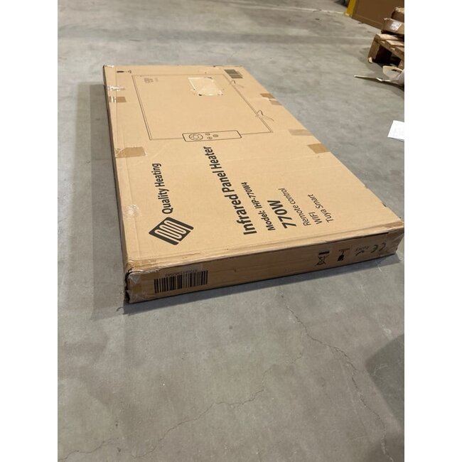 2ekans | QH-SP Wifi remote control verplaatsbaar infraroodpaneel 360, 450 en 720Watt - 720Watt 60 x 120 cm