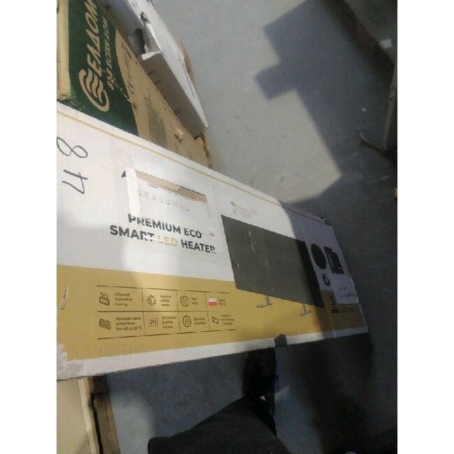 2ekans | AENO GH4S slimme infrarood verwarmingspaneel WIFI - 700 Watt - Black