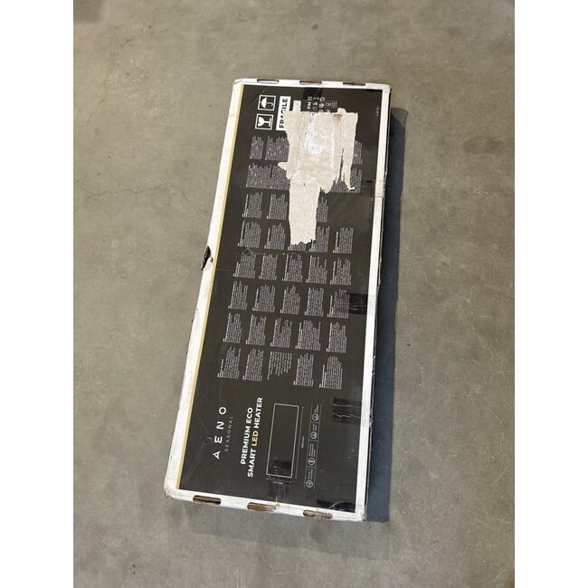 2ème chance | AENO GH4S panneau chauffant infrarouge intelligent WIFI - 700 watts - Noir