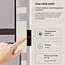 Radiateur sèche-serviettes électrique noir avec thermostat A-CS06G-W