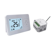 Quality Heating QH Basic thermostat programmable sans fil avec mini récepteur encastré